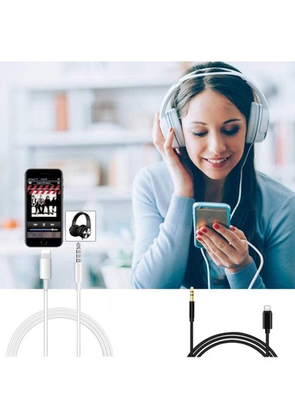 JH-023 | Lightning To 3.5 Aux 1m | Çevirici Otg fiyatları