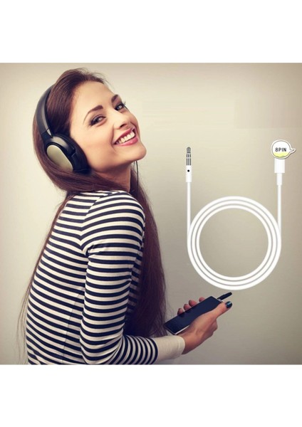 JH-023 | Lightning To 3.5 Aux 1m | Çevirici Otg indirimleri