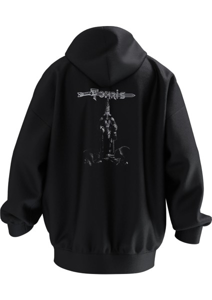 Sırt Baskılı Tomris Hatun Tomris Tasarımlı Hoodie