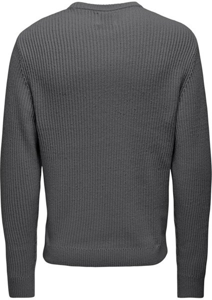 Onsfergal Lıfe Reg 7 Rıb Crew Knıt Gri 22030208 modelleri