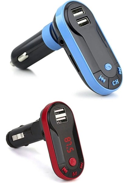 Fiat Idea Uyumlu Bluetooth Araç Müzik Kiti Fm Transmitter Çakmaklık Şarj