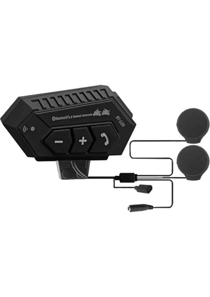 Intercom 2000MAH Batarya Çift Kask Baglantı BT12B 5.0 Bluetooth