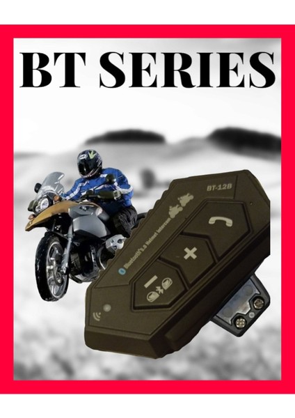 Intercom 2000MAH Batarya Çift Kask Baglantı BT12B 5.0 Bluetooth