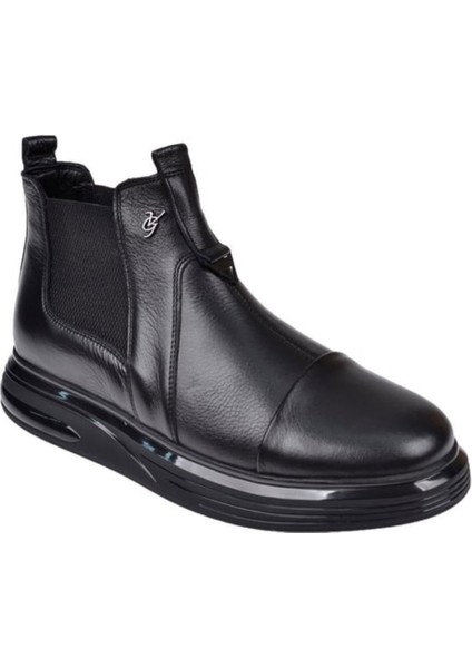 6979 Erkek Siyah Nata (40-44) Deri Bot modelleri