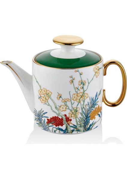 Blossoms Porselen Demlik Teapot Çaydanlık