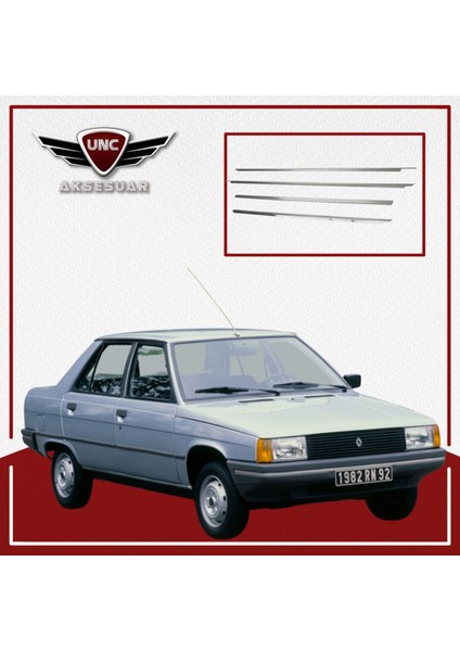 Renault R9 Broadway Krom Cam Çıtası 1984 - 2000