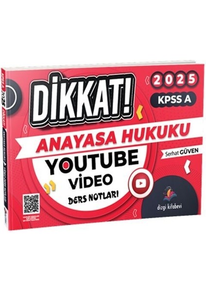 2025 Dikkat KPSS A Anayasa Hukuku Video Ders Notları