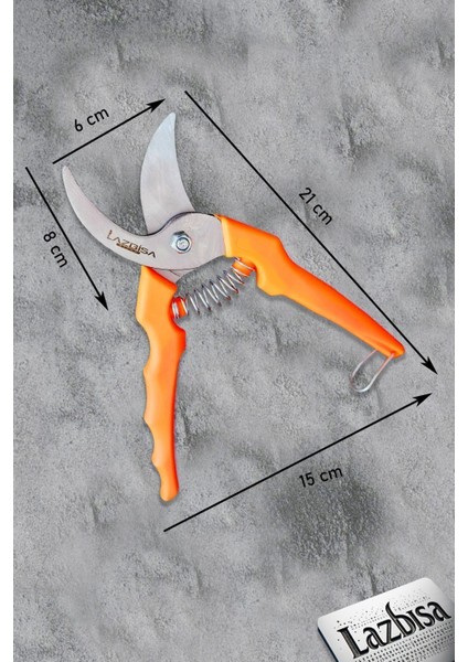 Lz-K2 Budama Makası Bağ Makası Bahçe Ağaç Dal Kırpma Makası