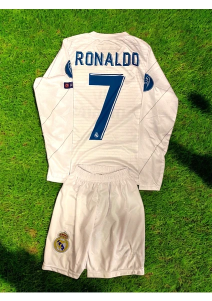 North Stand Nostaljik Real Madrid Uzun Kollu Çocuk Ronaldo Forması