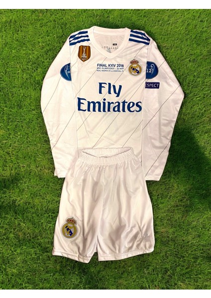 North Stand Nostaljik Real Madrid Uzun Kollu Çocuk Ronaldo Forması