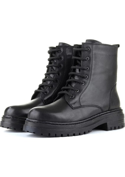 242-4584 Zn Kadın Siyah Deri Bot fırsatları