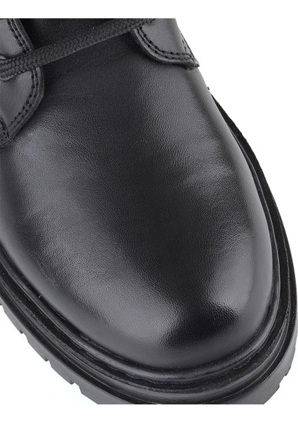 242-4584 Zn Kadın Siyah Deri Bot indirimleri