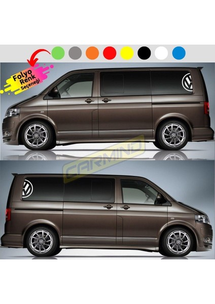 Volkswagen Yarım Logo Yan Cam Sticker (2 Adet) 60 cm fiyatları