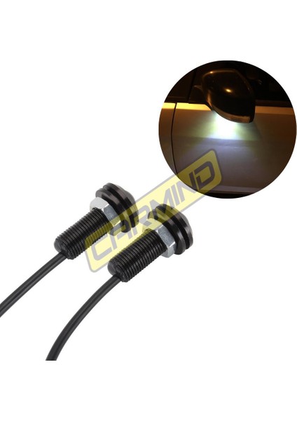 Kartal Gözü Oto Ayna Altı LED Beyaz 23MM (2 Adet) fırsatları