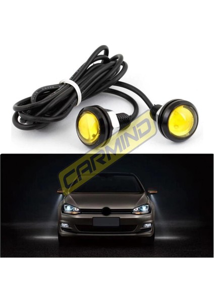 Kartal Gözü Oto Ayna Altı LED Beyaz 23MM (2 Adet) indirimleri