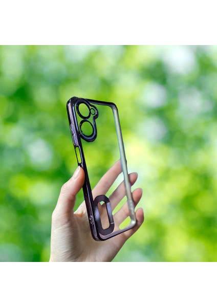 Realme 10 4.g Yanları Renkli Lens Korumalı Logo Gösteren Mega Kılıf