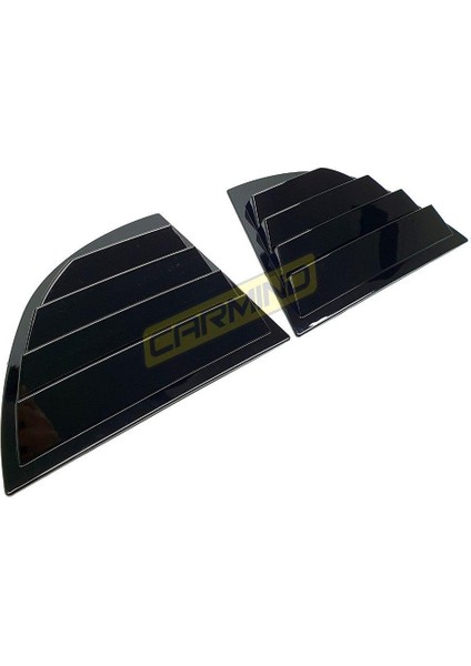 Honda Civic Fd6 Uyumlu Kelebek Cam Kaplama Vizörü Piano Black 2006-2011 modelleri