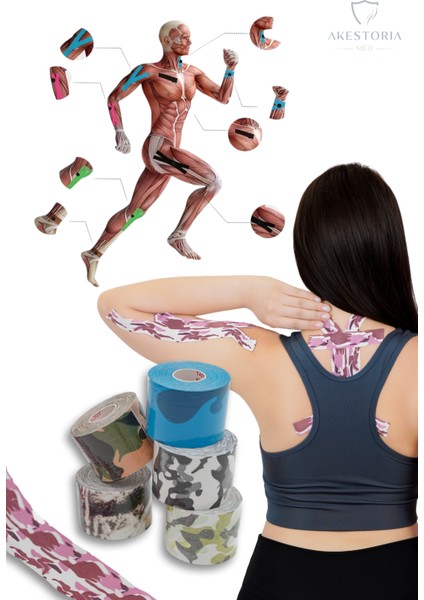 Kinezyo Sporcu Bandı Destekleyeci Bandı Pembe 5 M x 5 cm KT-004 fiyatları