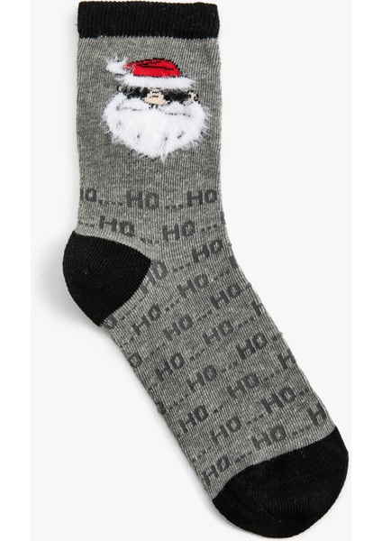 Soket Çorap Noel Baba Baskılı Yılbaşı Temalı fiyatları