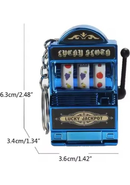 Hem Oyuncak Hem Anahtarlık Mini Casino Şanslı Charm Jackpot Anahtarlık fırsatları