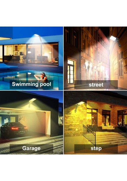 36 Ledli Solar Güneş Enerjili 3 Modlu Uzaktan Kumandalı Hareket Sensörlü Bahçe Aydınlatma Lambası fırsatları