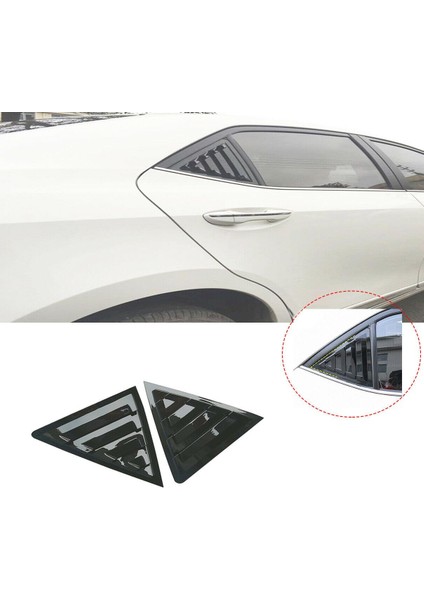 Toyota Corolla Kelebek Cam Vizörü Piano Black 2014-2018 indirimleri