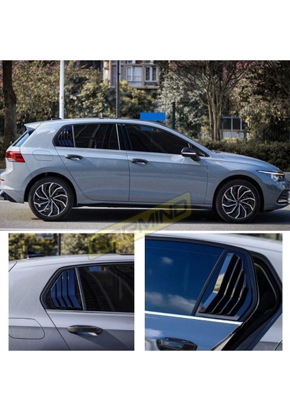 Vw Golf 8 Kelebek Cam Vizörü Piano Black 2021- indirimleri