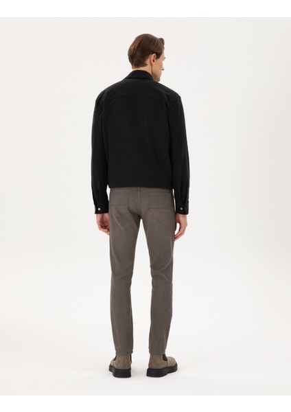 Erkek Vizon Slim Fit Jean Pantolon 50295874-Vr052 fırsatları