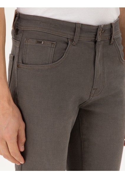 Erkek Vizon Slim Fit Jean Pantolon 50295874-Vr052 indirimleri