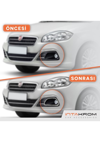 Fiat Linea Krom Sis Farı Çerçevesi 2 Parça 2012-2017 indirimleri