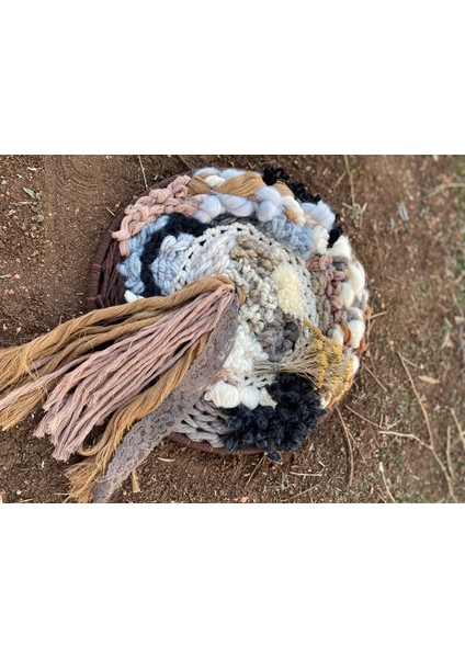 Toprak Bohem Etnik Yünlü Dantelli Dekoratif Süs fiyatları