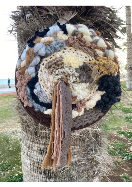 Toprak Bohem Etnik Yünlü Dantelli Dekoratif Süs fırsatları