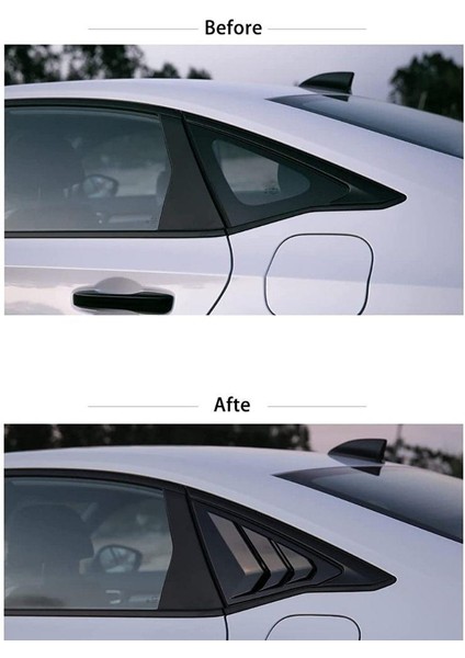 Honda Civic Fe1 Uyumlu Kelebek Cam Vizörü Piano Black 2022- modelleri