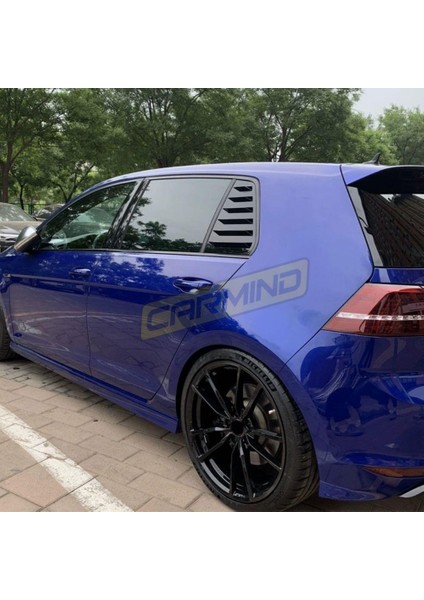 Vw Golf 7 - 7.5 Kelebek Cam Vizörü Piano Black 2013-2020 modelleri