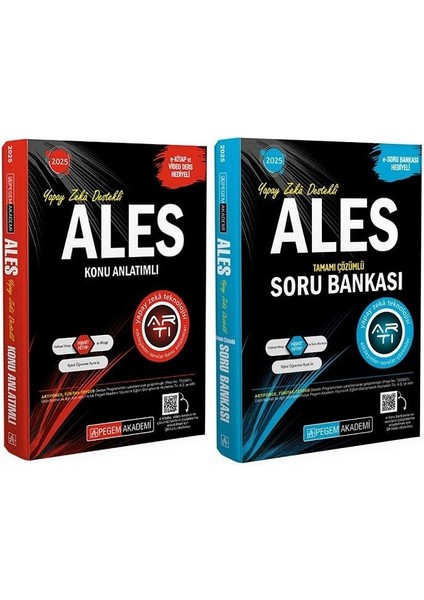 2025 ALES Konu Anlatımı - ALES Soru Bankası 2'li Set