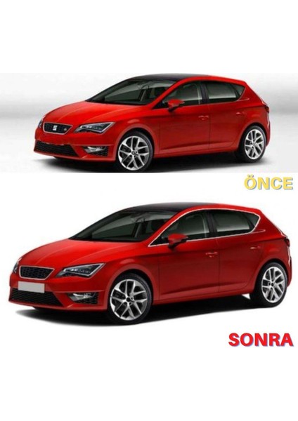 Seat Leon Hb Krom Cam Çerçevesi Set 2013-2020 (12 Parça)