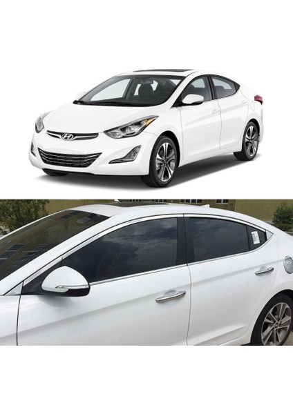 Hyundai Elantra Krom Cam Çerçevesi Set 2016-2019 (14 Parça) fiyatları