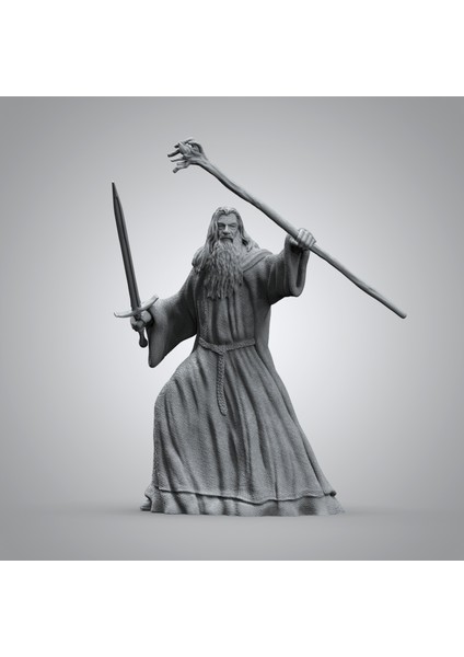 Gandalf 3D Figür / Büst
