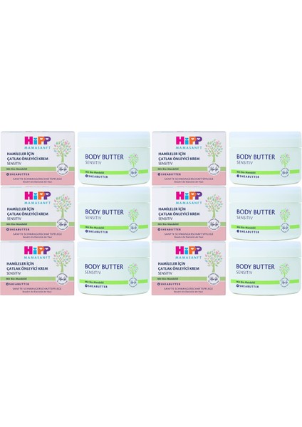 Mamasanft Hamileler Için Çatlak Önleyici Krem Sensıtıv 200ML (6 Lı Set)