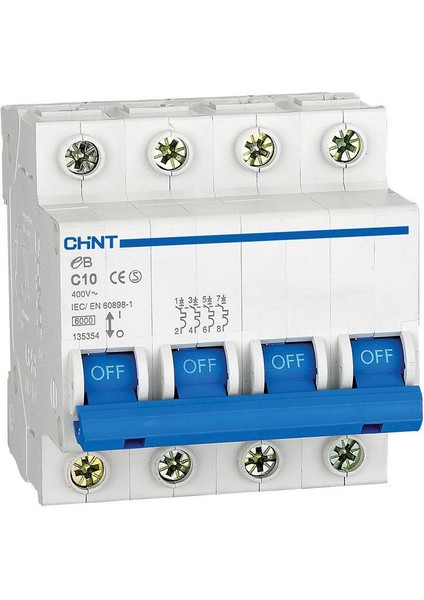 Otomat C Tipi 4*63A 4,5ka