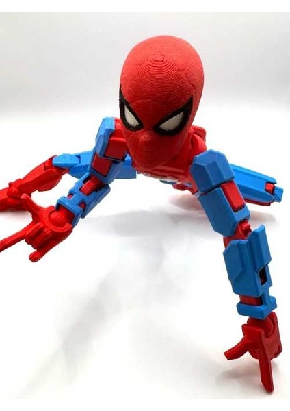 Dummy Spiderman: Hareketli Mini Figür