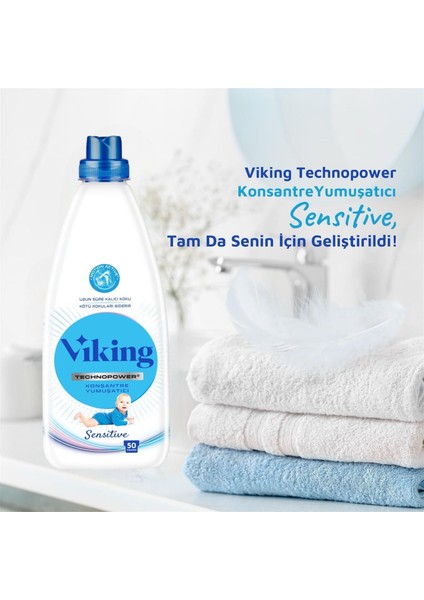 Konsantre Yumuşatıcı Sensitive 1200 ml 2 Adet Yeni Ambalaj