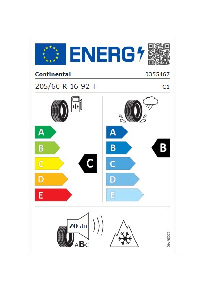 205/60 R16 92T Wintercontact Ts 870 Kış Lastiği (Üretim Yılı : 2024) fiyatları