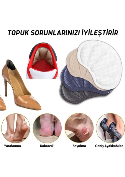 Topuk Arkası Vurma Önleme Pedi, Yapışkanlı Ayakkabı Vurma Önleyici Topuk Arkası Korumalığı