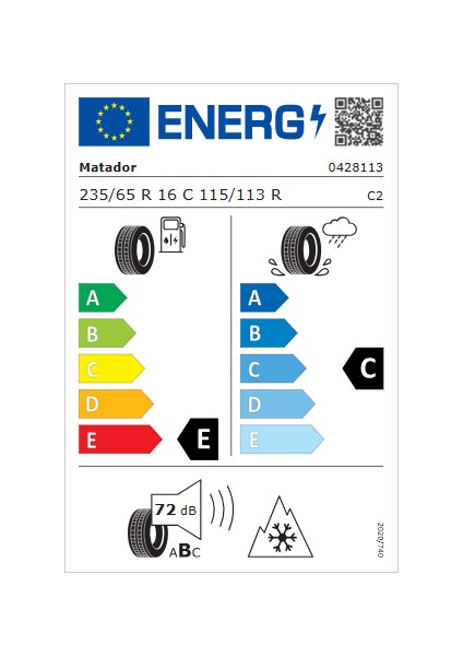 235/65 R16C 115/113R Nordicca Van 8pr Kış Lastiği (Üretim Yılı : 2024)