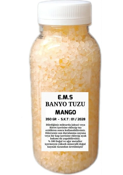 350 GR MANGO KOKULU AYAK BAKIM TUZU & Jakuzi Tuzu Manikür & Pedikür Tuzu MANGO BANYO TUZ.