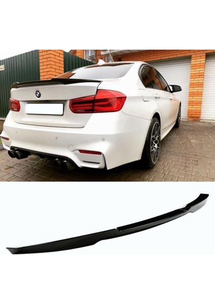 Bmw 3 Serisi F30 M4 Style Bagaj Üstü Spoiler Piano Black fırsatları