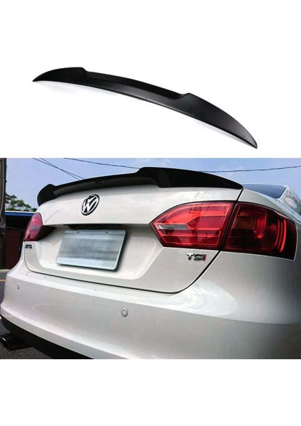 Volkswagen Jetta M4 Style Bagaj Üstü Spoiler Piano Black 2012-2018