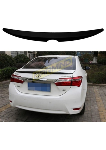 Toyota Corolla Bagaj Üstü Piano Black Spoiler 2013-2017 (Ithal) modelleri