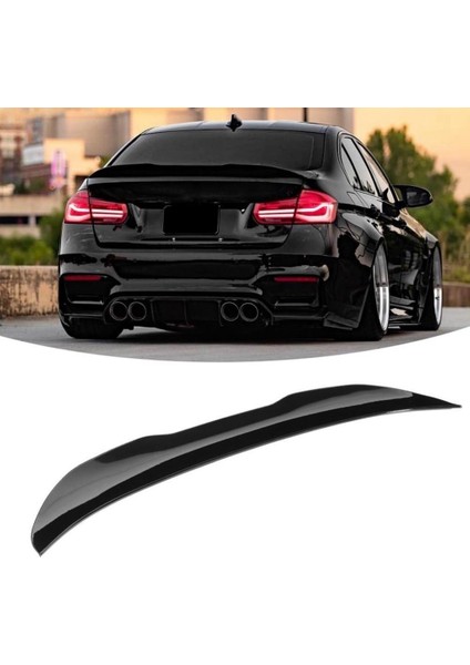 Bmw 3 Serisi F30 Psm Bagaj Üstü Spoiler Piano Black